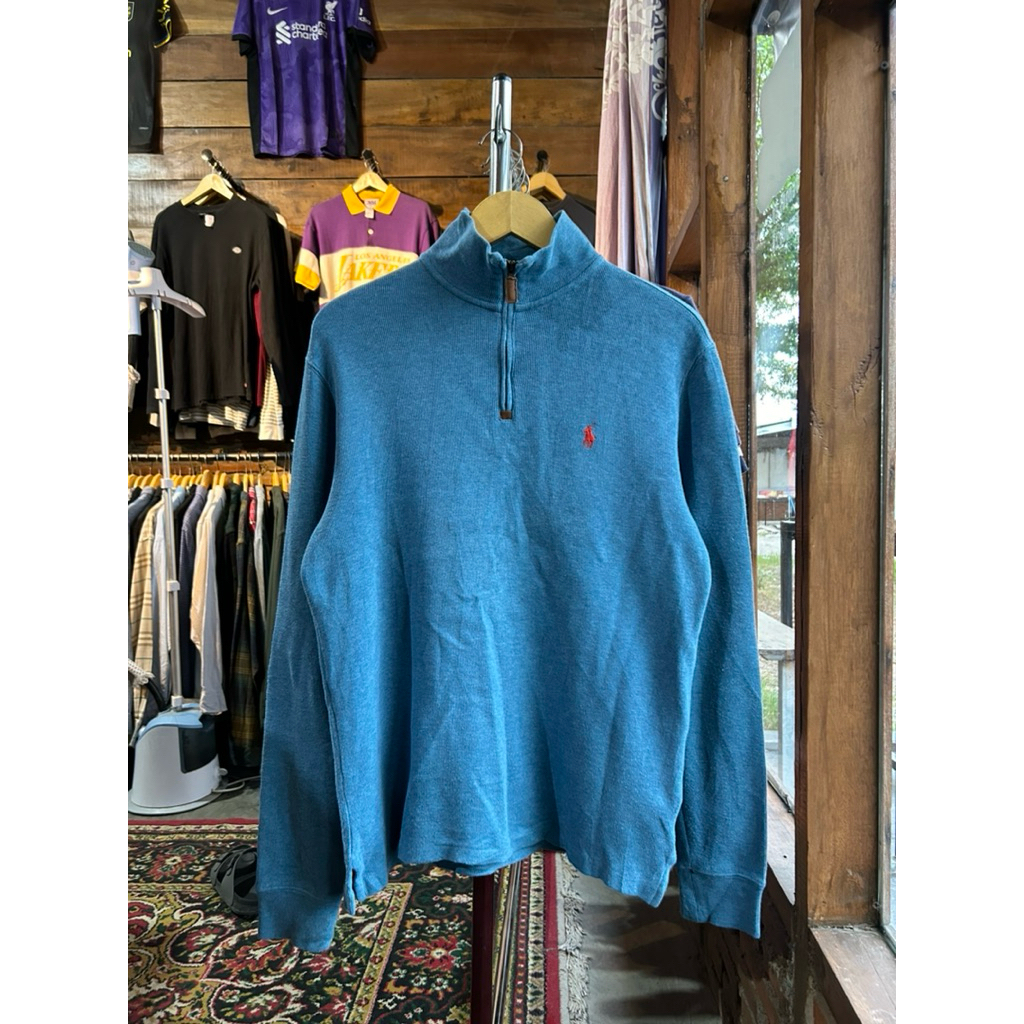 Halfzip Polo Ralph Lauren Blue Second Original