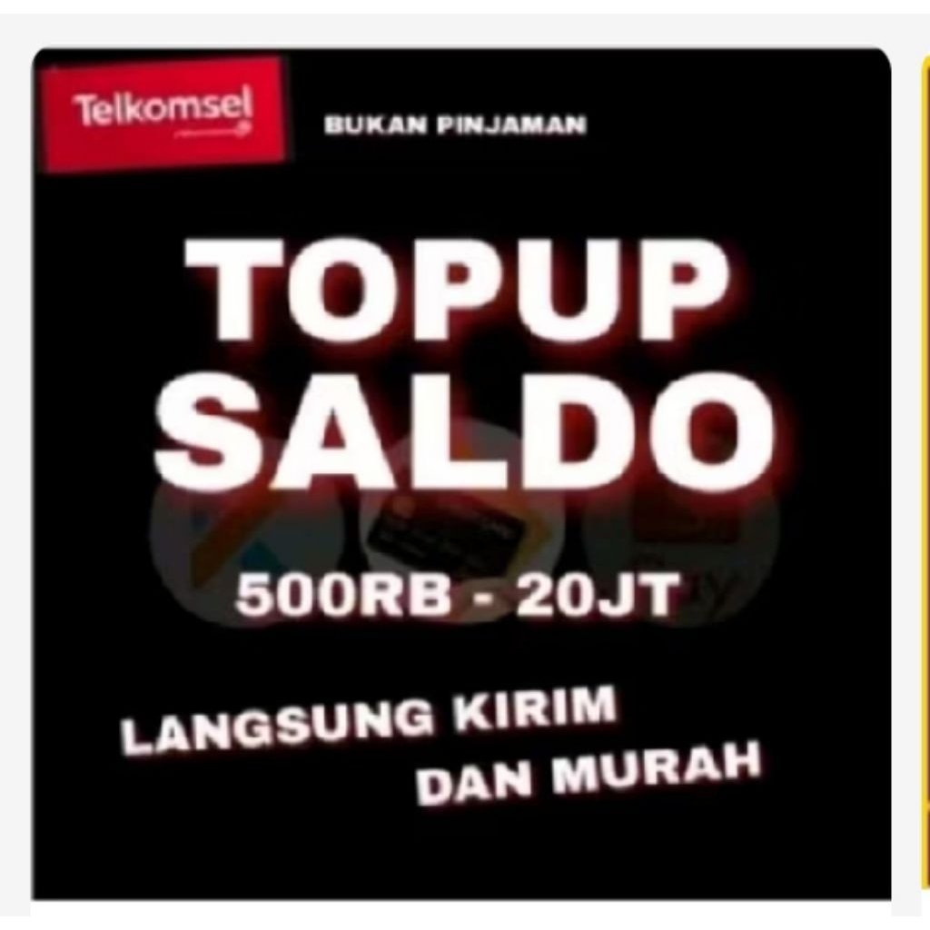termurah top banget up saldo pulsa reguler Telkomsel