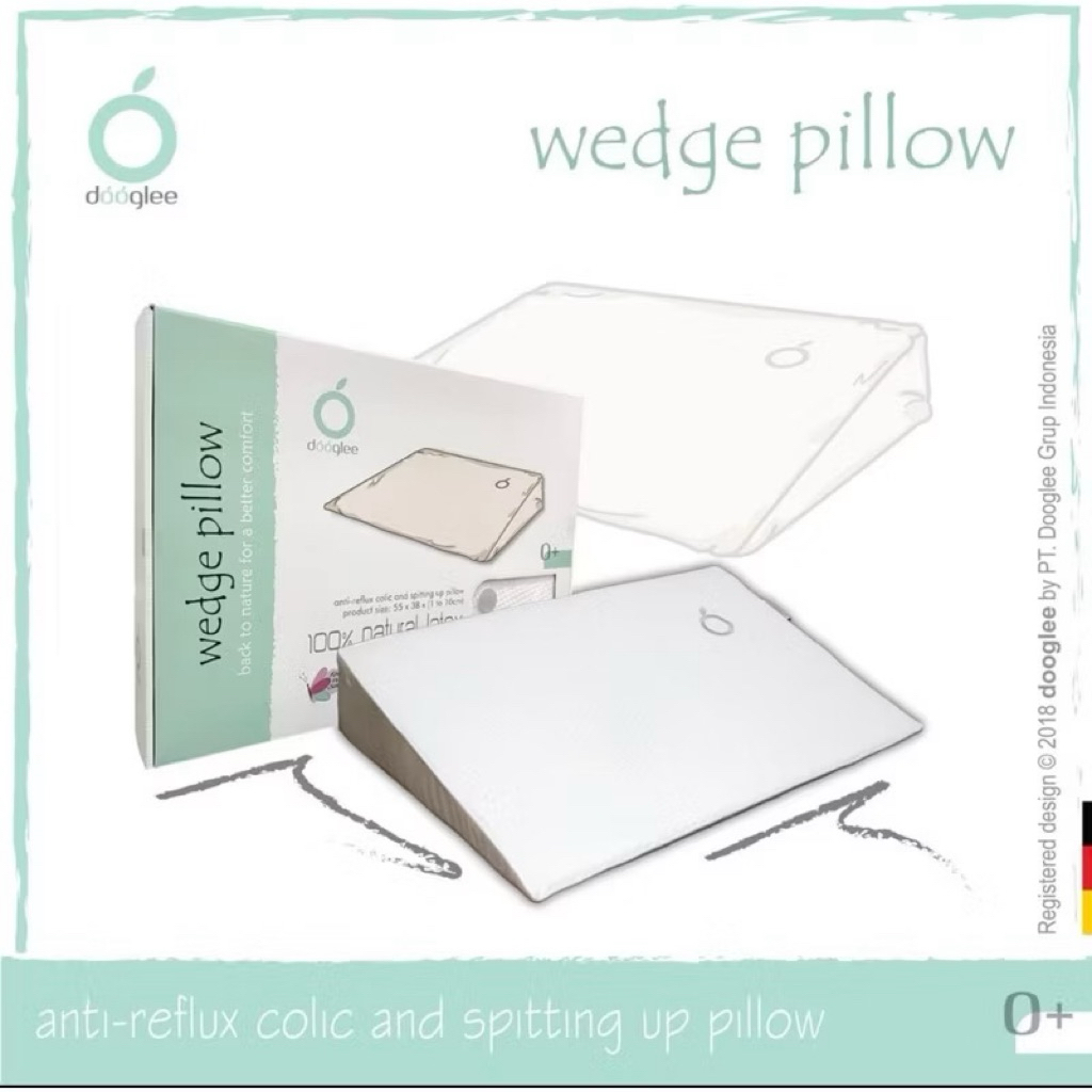 PRELOVED DOOGLEE WEDGE PILLOW BANTAL GUMOH MIRING BABY ANAK