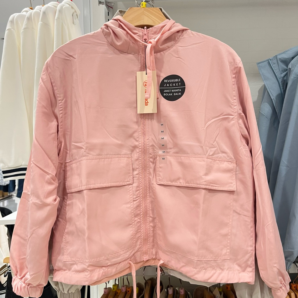 nevada jaket parasut pria wanita jaket zipper parasut