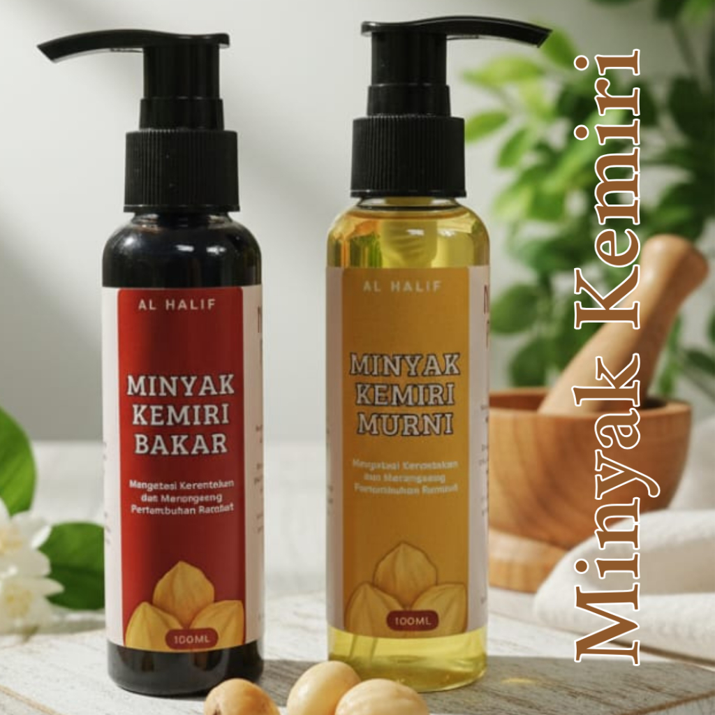 Minyak kemiri murni | Minyak kemiri bakar