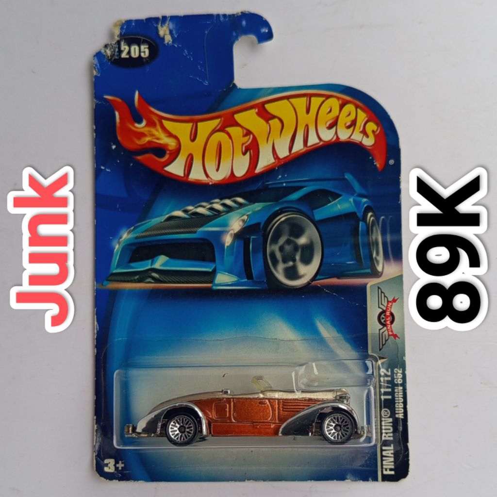 Hot Wheels Final Run Auburn 852 Chrome Junk