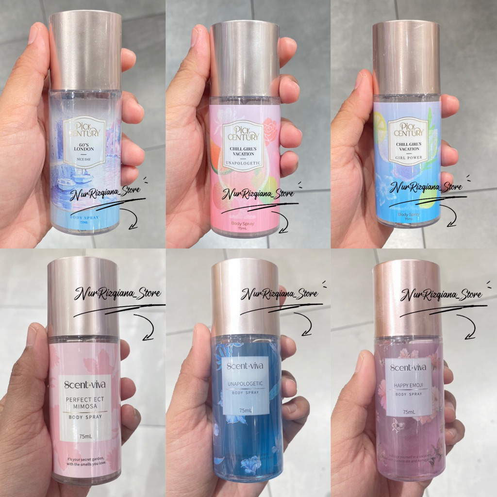 OHSOME X PARFUME BODY SPRAY ANNAPELLET - SCENTVIVA - PICK CENTURY 75ml / PARFUM MINI ANNAPELLET / BO