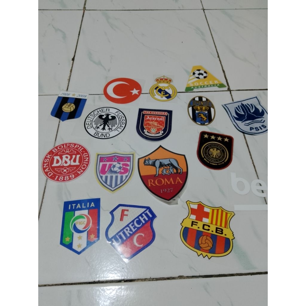 patch logo emblem Jersey bola