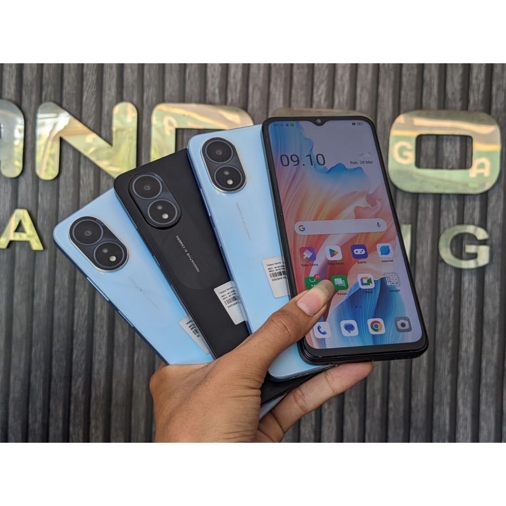[AP] OPPO A18 RAM 4/128GB FULLSET ORIGINAL (SECOND) BERGARANSI