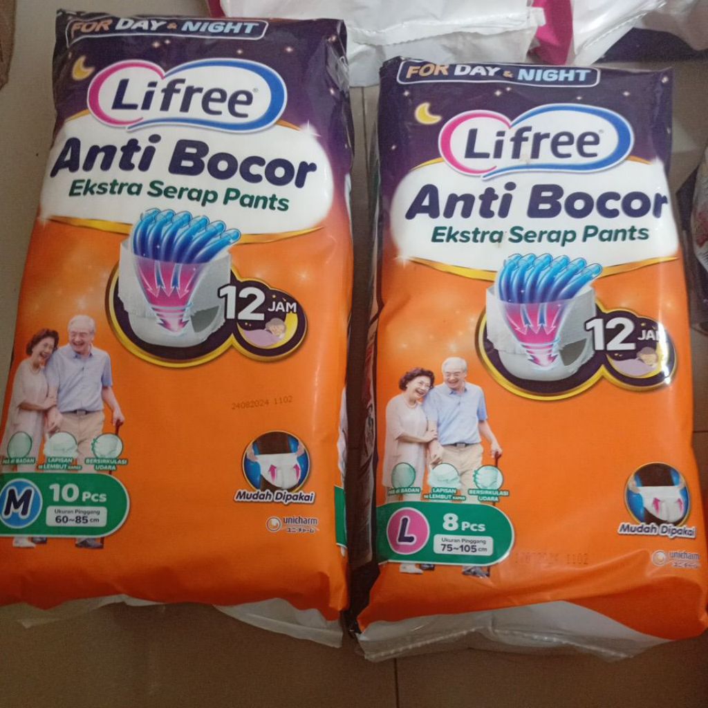 Lifree Pants Extra Serap Anti Bocor M 10/ L 8Type Celana