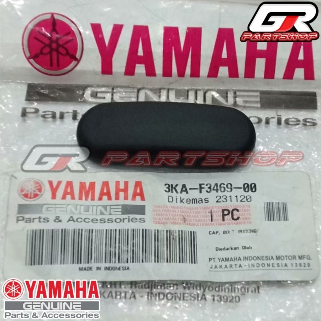 KARET TUTUP KLEMAN STANG STIR RX KING NEW VIXION OLD SCORPIO ORIGINAL YAMAHA ORI ASLI YGP RAISER CAP