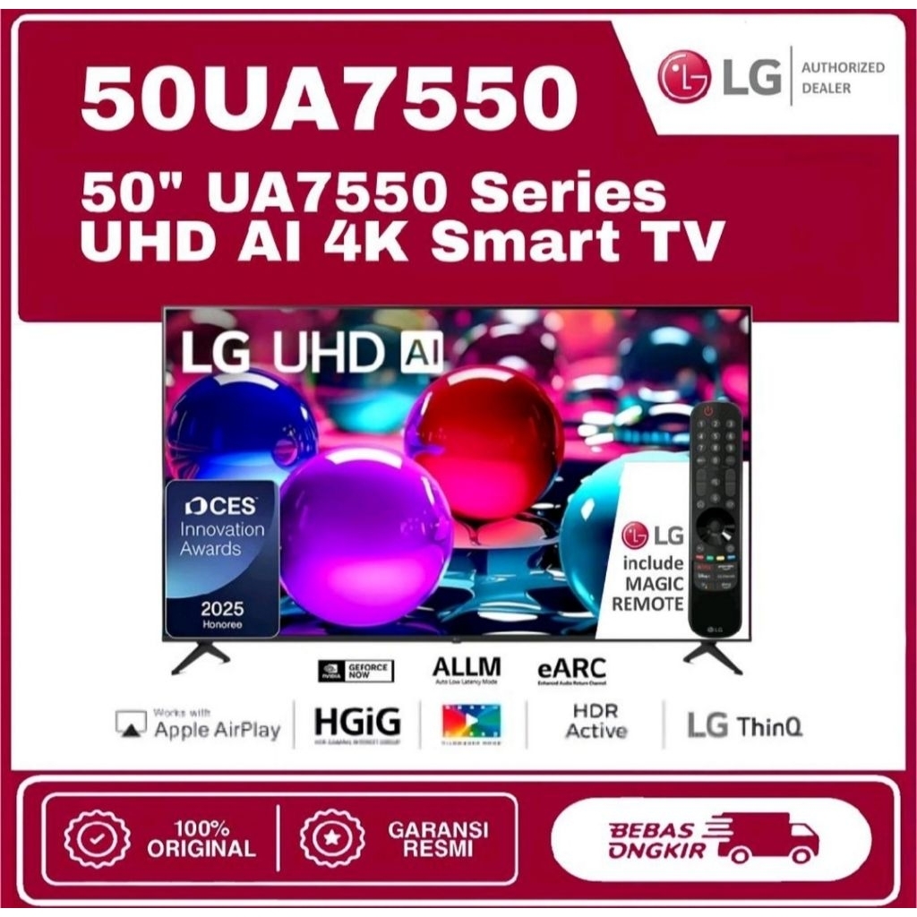 TV LED LG 50 INCH 50UA7550PSA