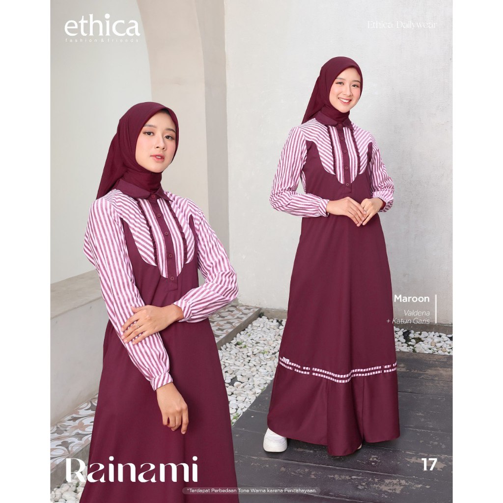Gamis Ethica Rainami 17 Maroon