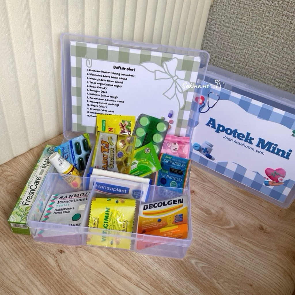 Apotek Mini Gift Box | Kado Lucu & Bermanfaat untuk Orang Tersayang