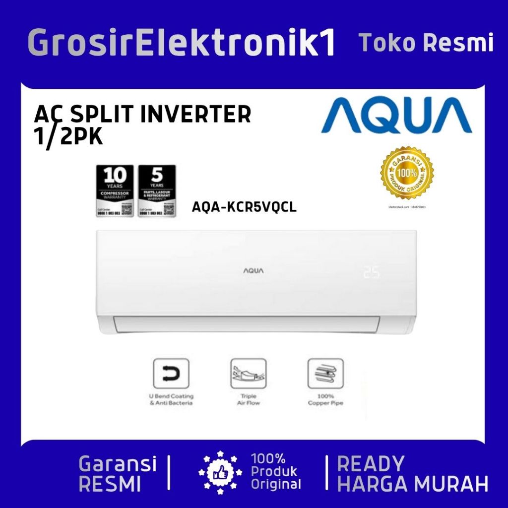 AC AQUA AQA-KCR5VQCL 1/2PK INVERTER