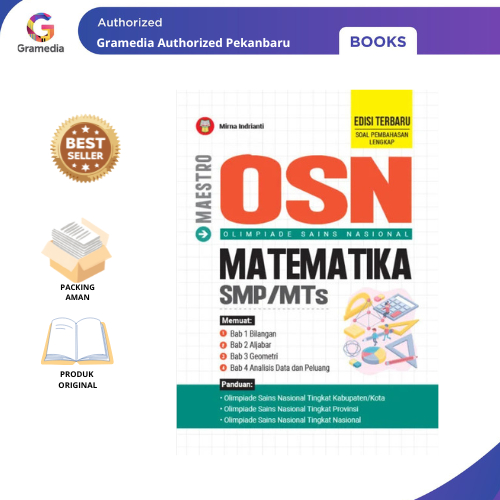 Gramedia Pekanbaru - Maestro OSN SMP/MTS Matematika Edisi Terbaru