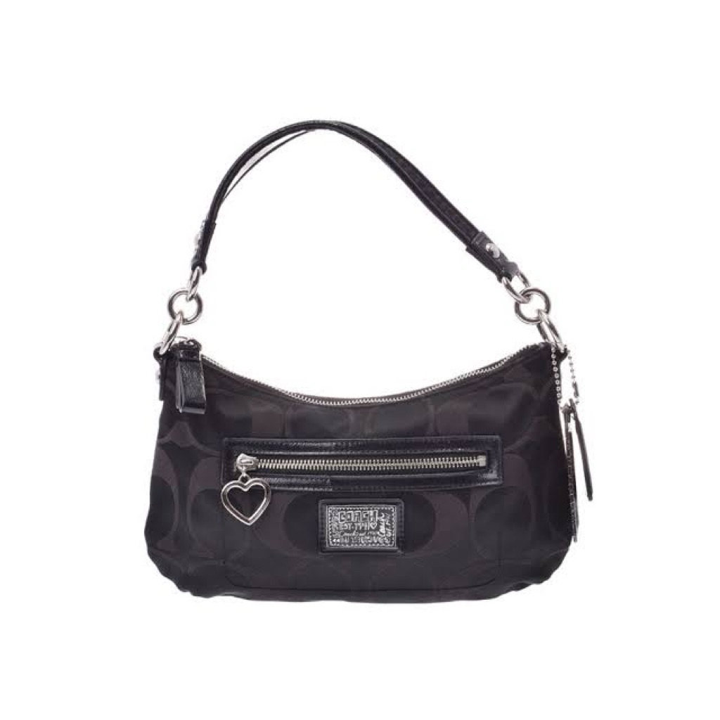 Original Coach Vintage Poppy Shoulder Bag – Black (Second) Authenti