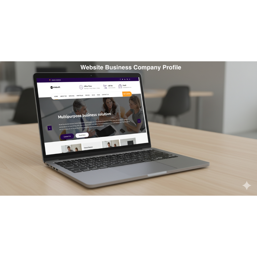 Source Code Website Business Company Profile CMS Laravel Ready Hosting