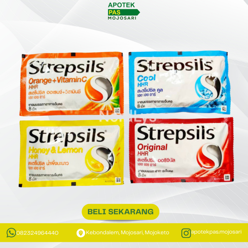 STREPSIL PERMEN PELEGA TENGGOROKAN