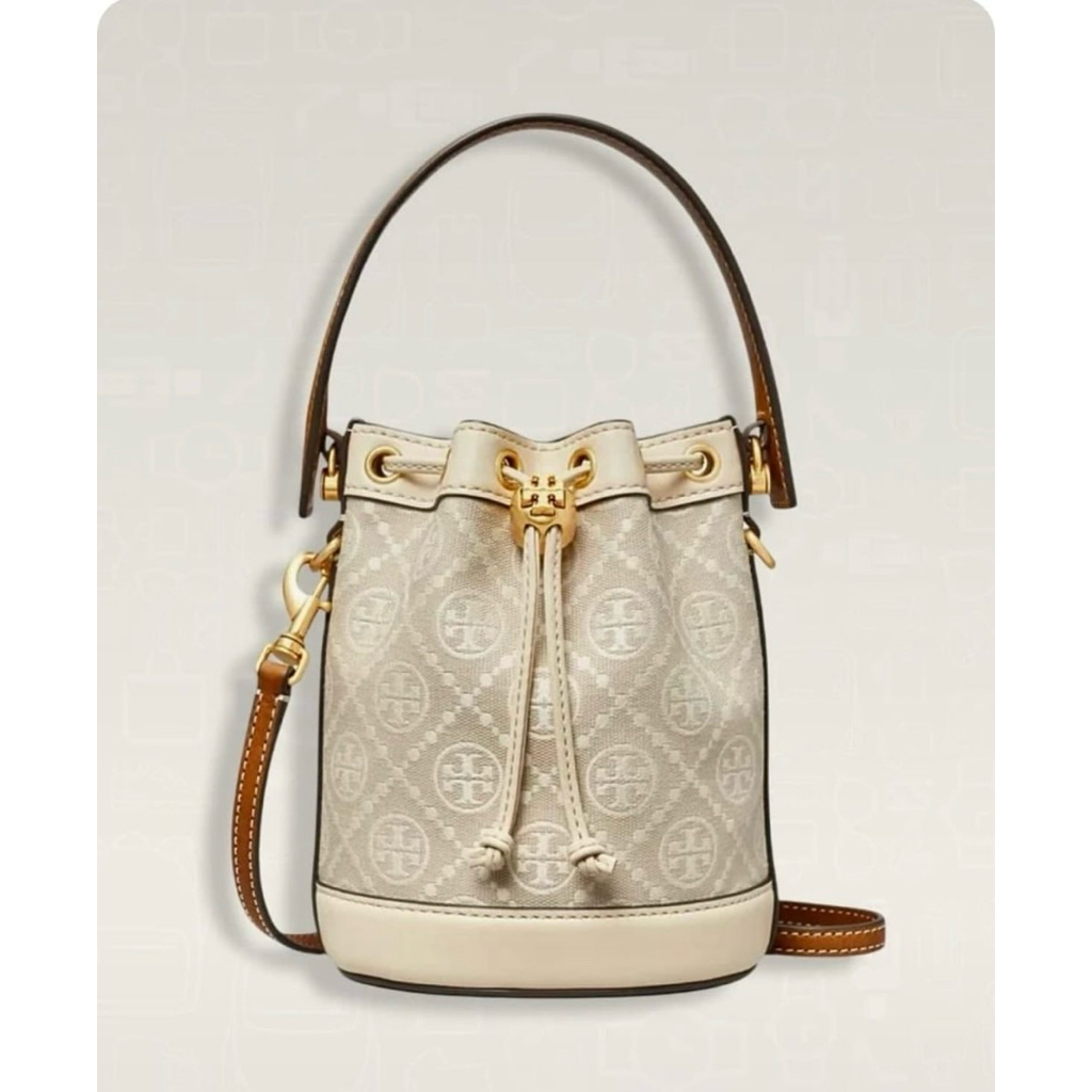 [ ORIGINAL COUNTER ] TB Monogram Jacquard Mini Bucket Bag