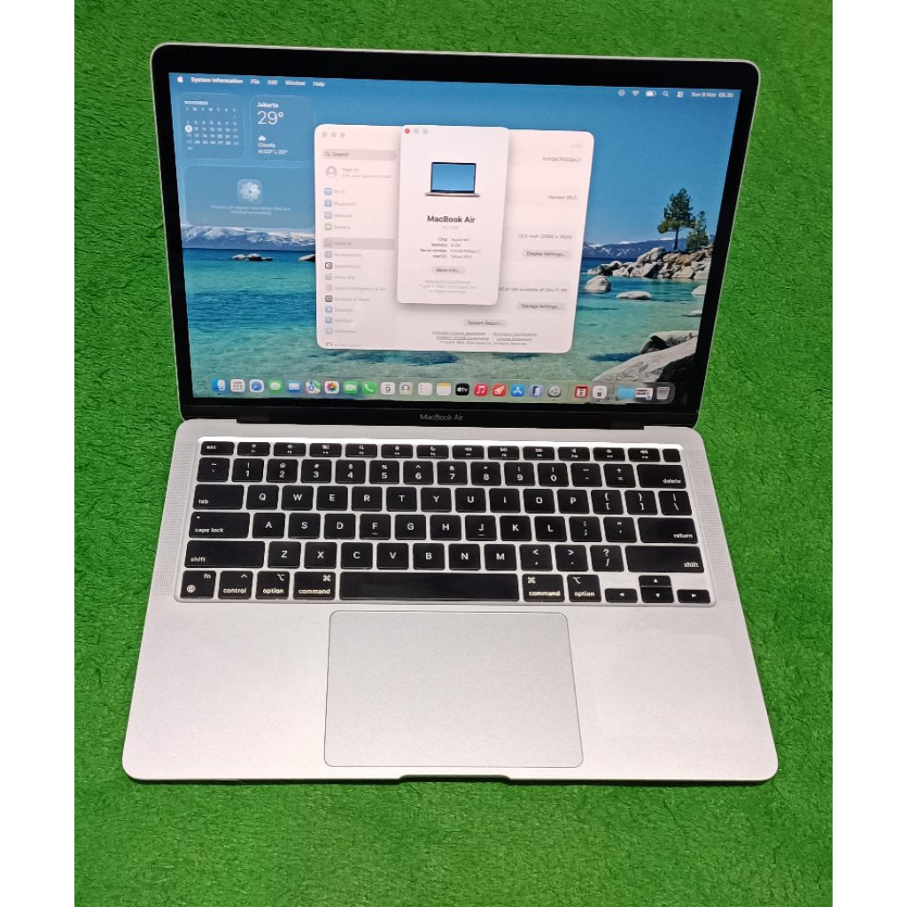 Apple MacBook Air M1 2020 M1 8/256 Silver Murah