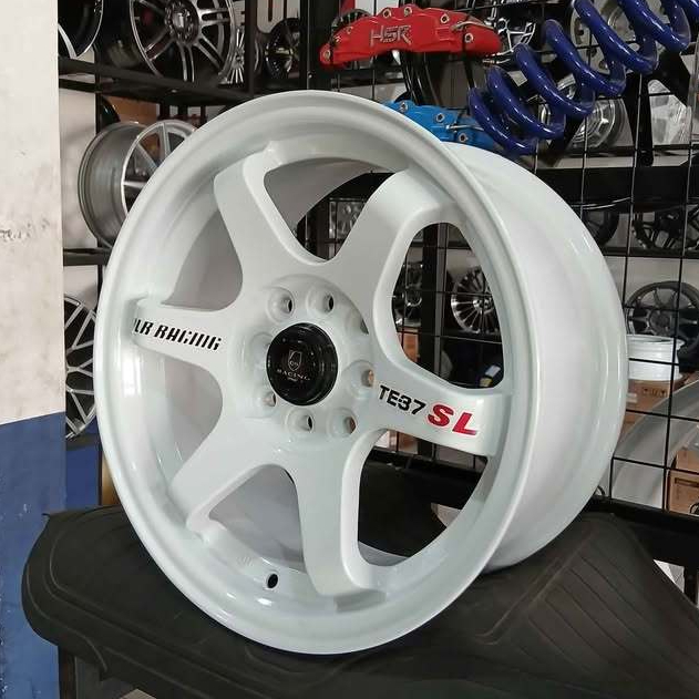 Velg TE37 Ring 15 Lebar 7 ET38 Velg Racing Mobil Avanza Livina Mobilio Yaris