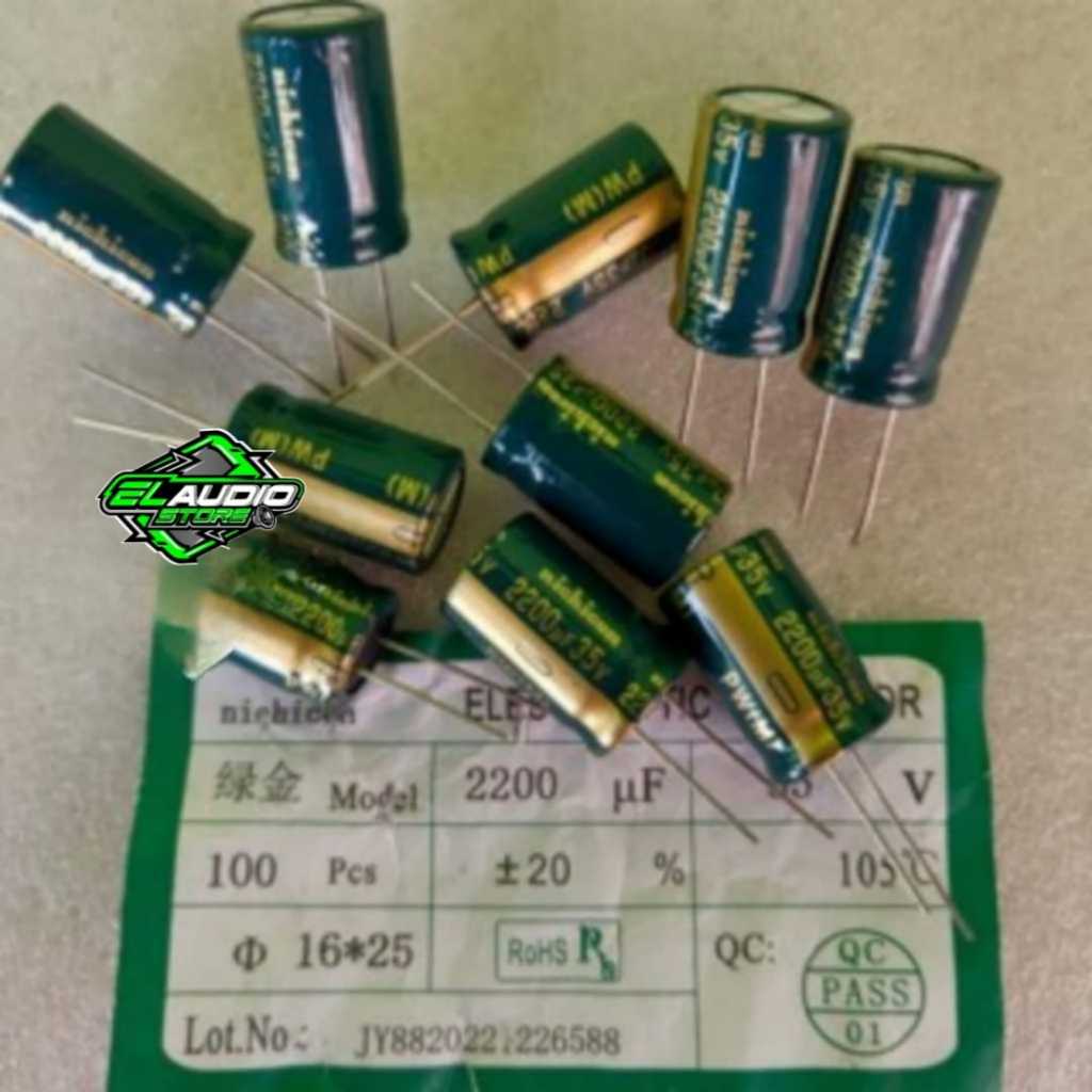 Elko Kapasitor 35V 2200uf Elco Capasitor Kualitas Bagus