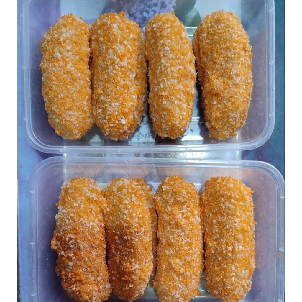 Pisang Nugget Frozen/Pisang Nugget/Pisget Isi 10