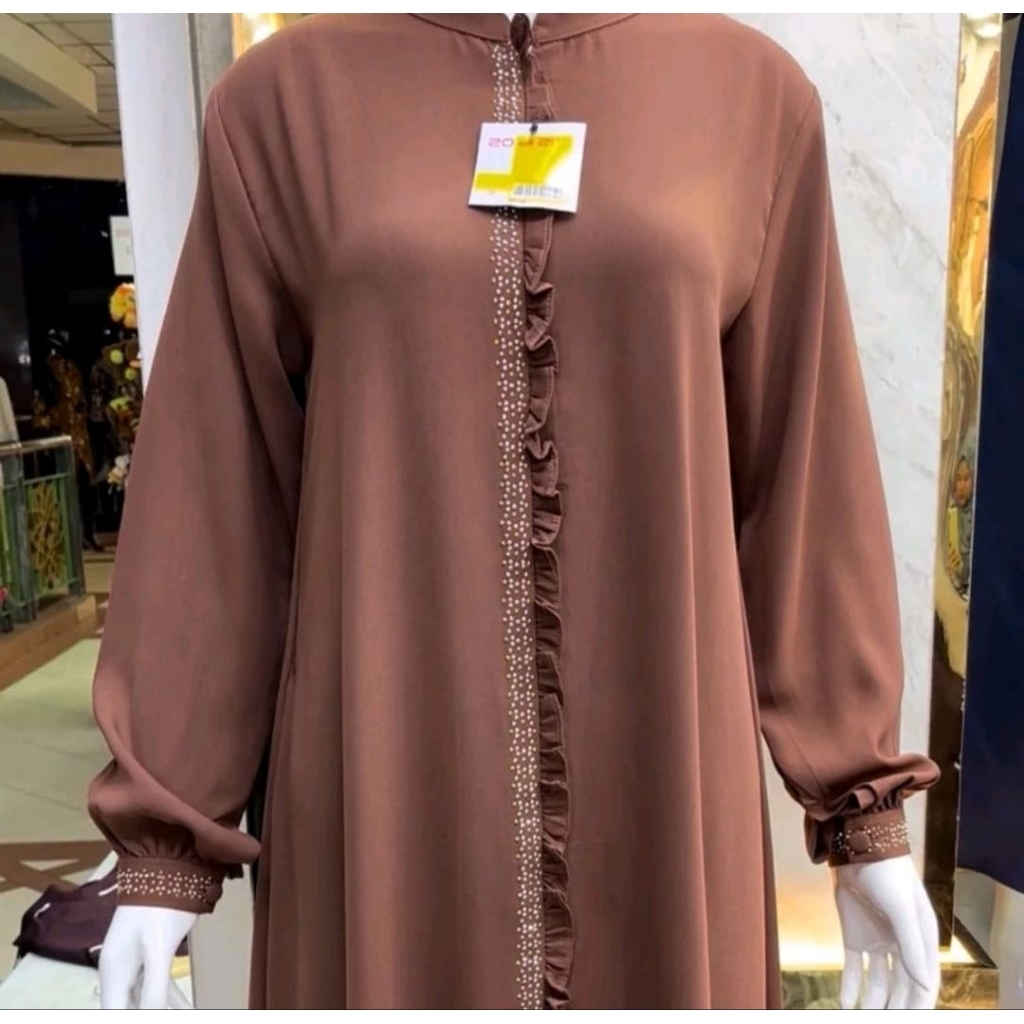024. GAMIS ABAYA POLOS REMPEL PAYET | PITOPANG MODE