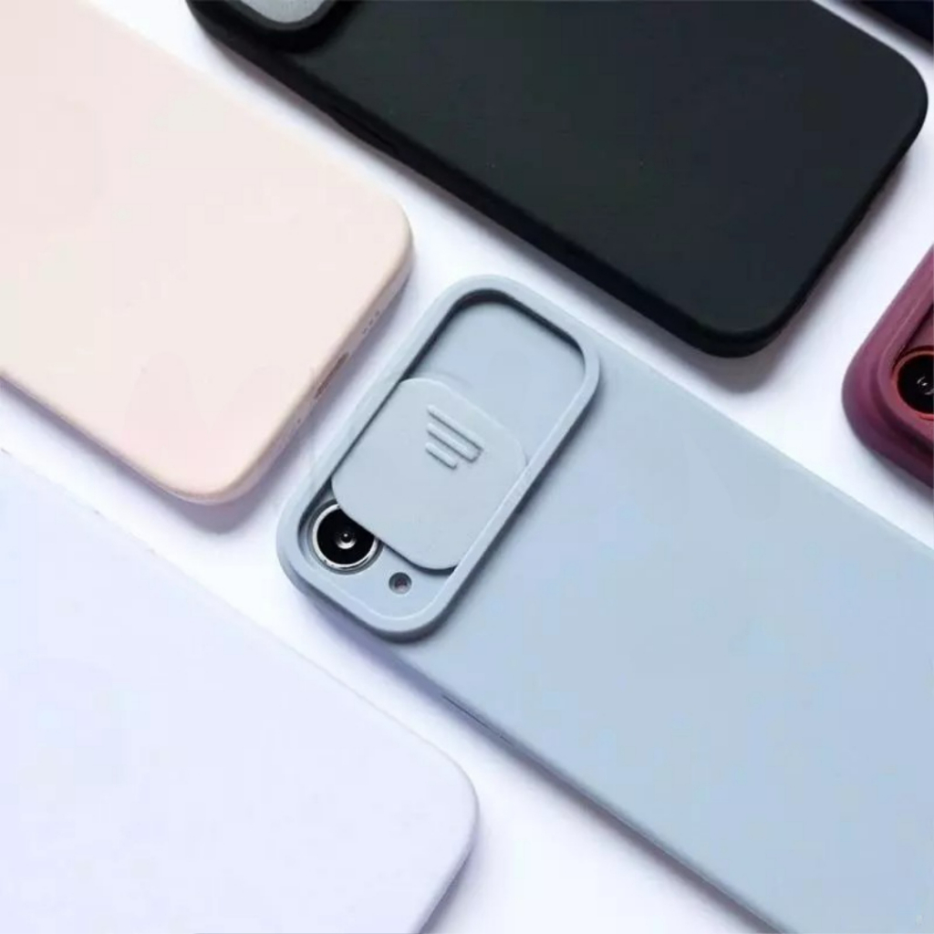 TPO (2)(+Packing Box) Bludru Premium Window Slide Camera Case - Softcase/ Casing Hp Compatible For I