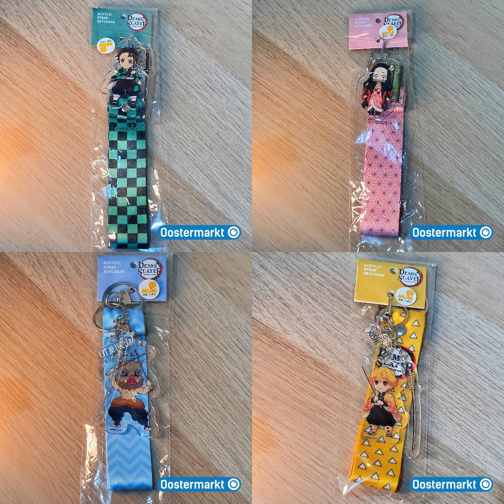 Koleksi Keychain (Gantungan Kunci) Demon Slayer / Kimetsu no Yaiba x Tom Sushi