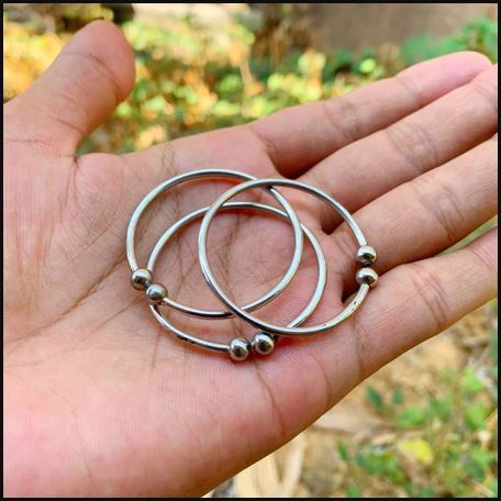 Gelang Mondial Stainlees Steel Besi Putih Bayi Dan Dewasa - Monel Tribusono Anak Tahan Karat Panas