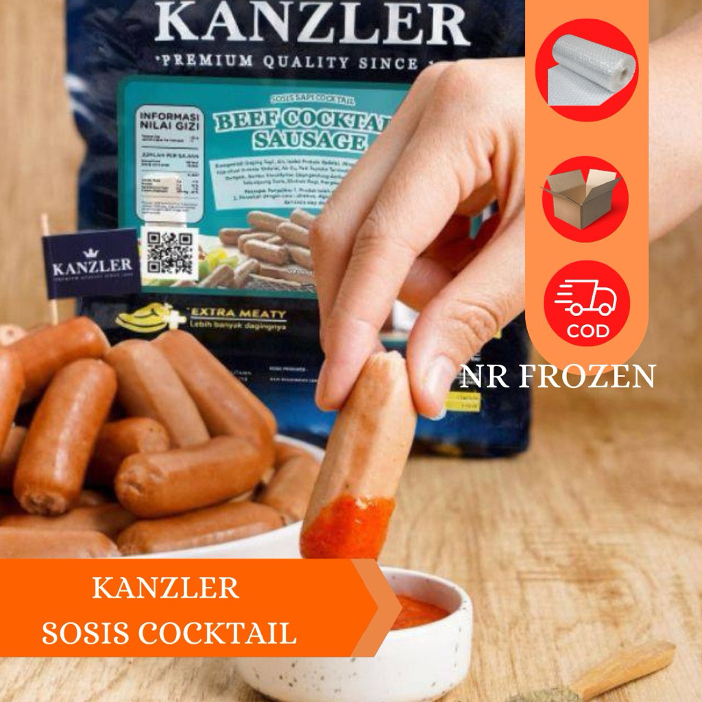 KANZLER SOSIS BEEF COCKTAIL 500G