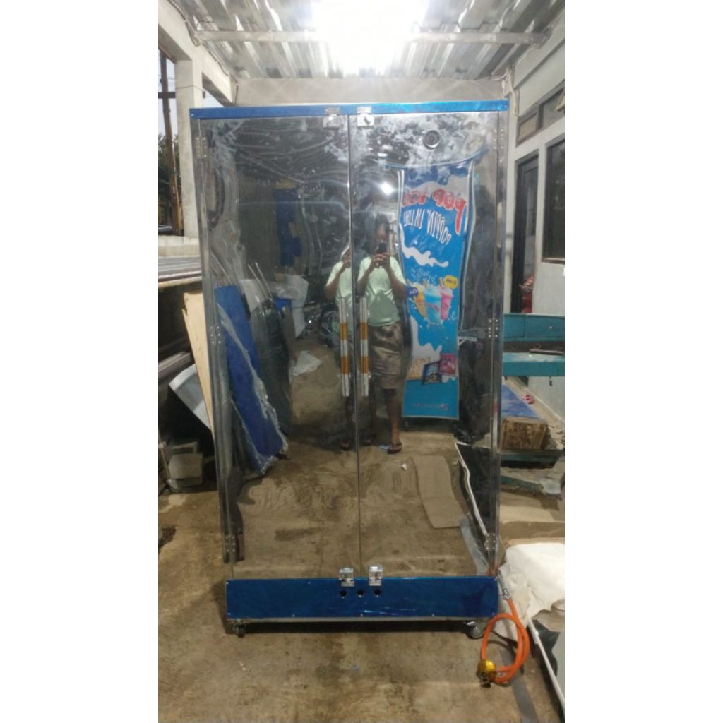 Mesin pengering ompreng 72tray/oven foodtray kapasitas 72tray