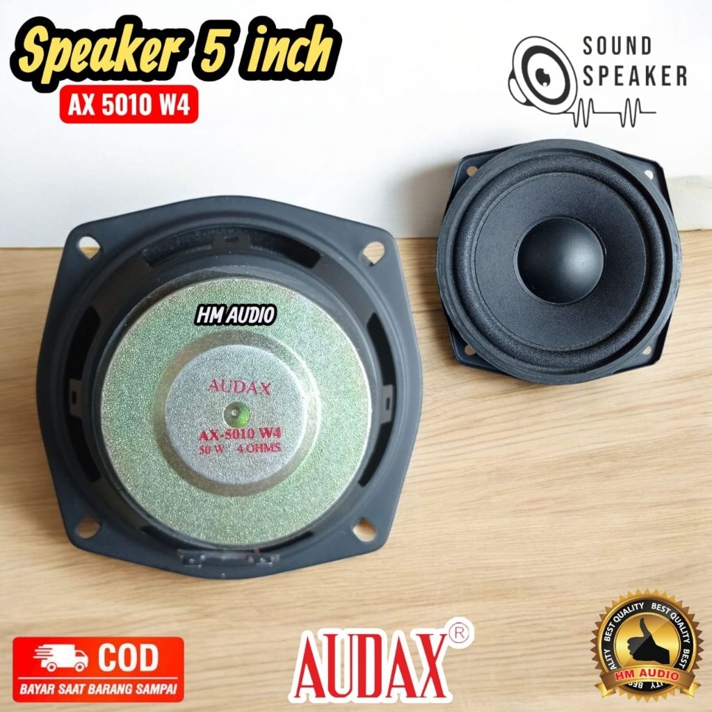 Speaker 5 inch Audax AX 5010 W4 Original