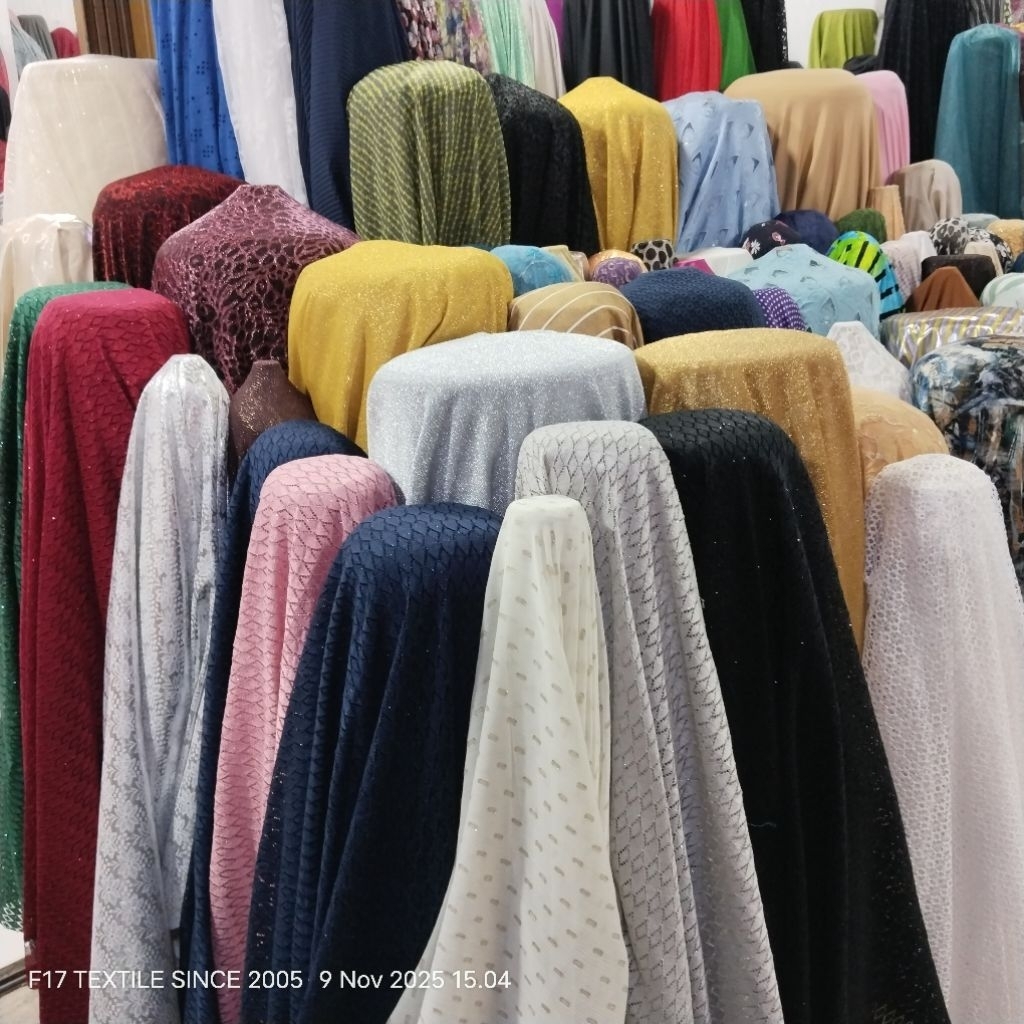 HARGA/0,5 M | KAIN BROKAT TULANG | KAIN BROKAT TULLE | BAHAN BRUKAT TUNIK KEBAYA | BAHAN BORKAT LACE