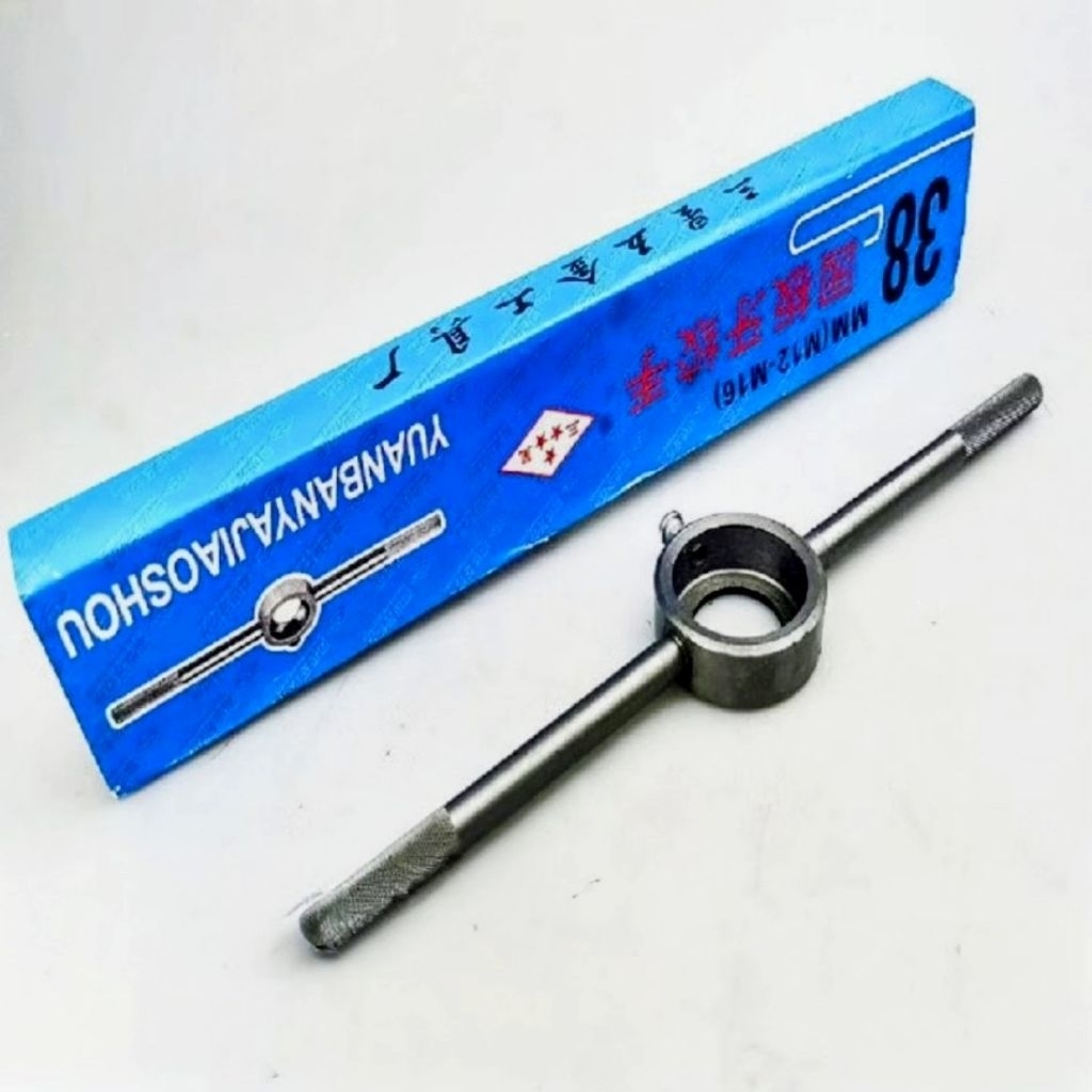 HTW 20MM ,hand taps senai alat pembuat drat luar besi manual 20mm , gagang senai M3.5-m6