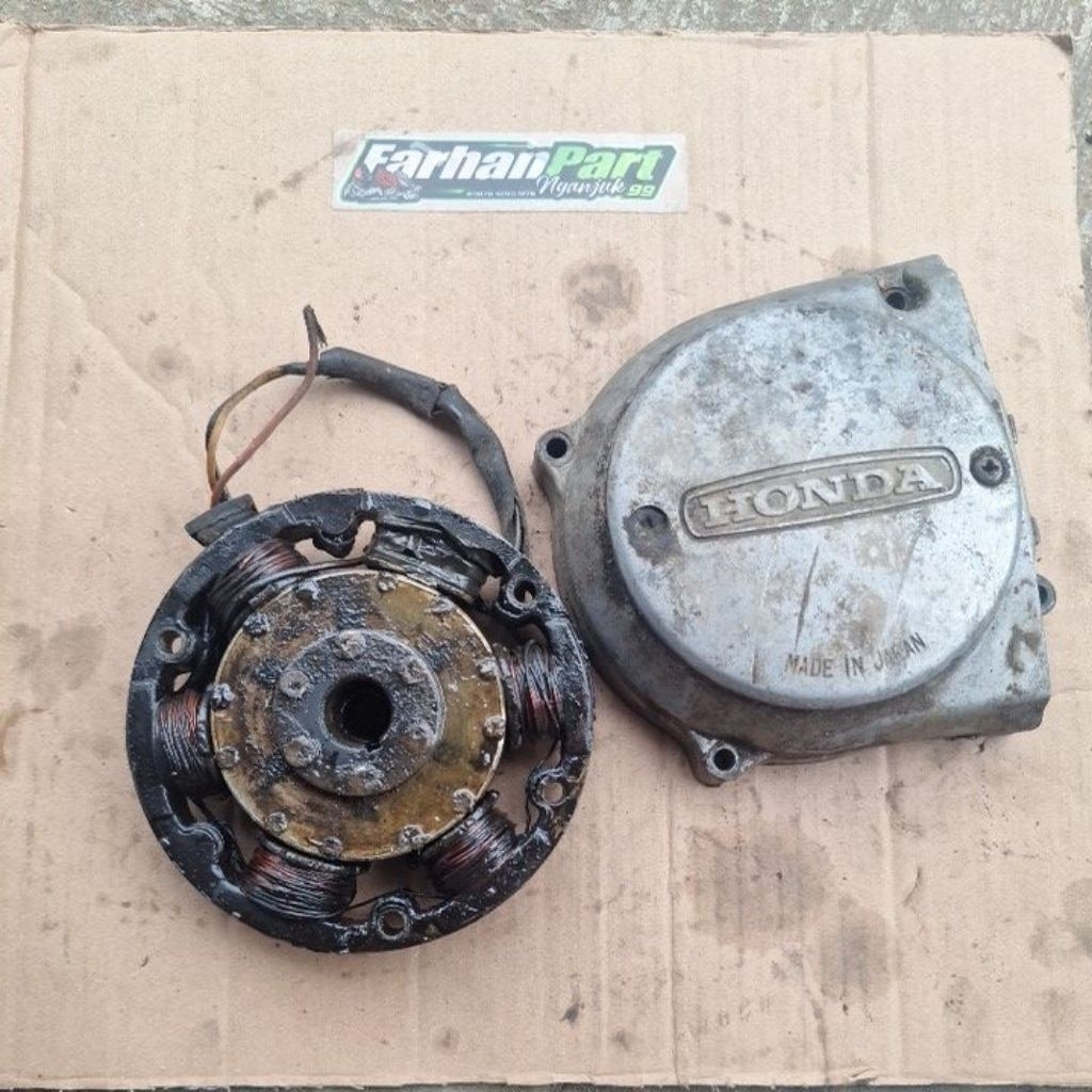 BAK KIRI GL 100 GL 125 CB 100 ORIGINAL COPOTAN SET SPUL