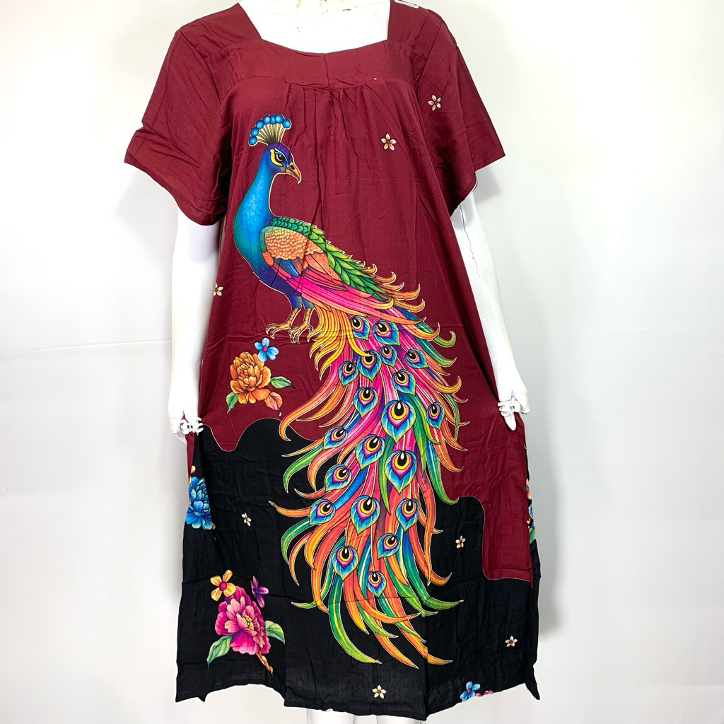 LD 120 Gajah Putih Sikak Jumbo | Daster Gajah Putih | Daster Rayon | Batik Gajah Putih | Hengky | Ke