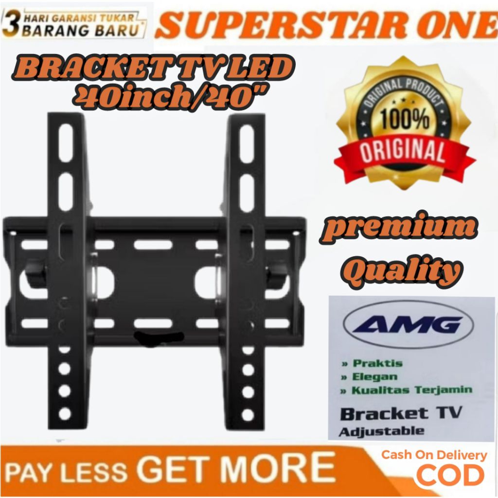 bracket tv/braket tv/penopang tv LED 40INCH/40 INCH/40"