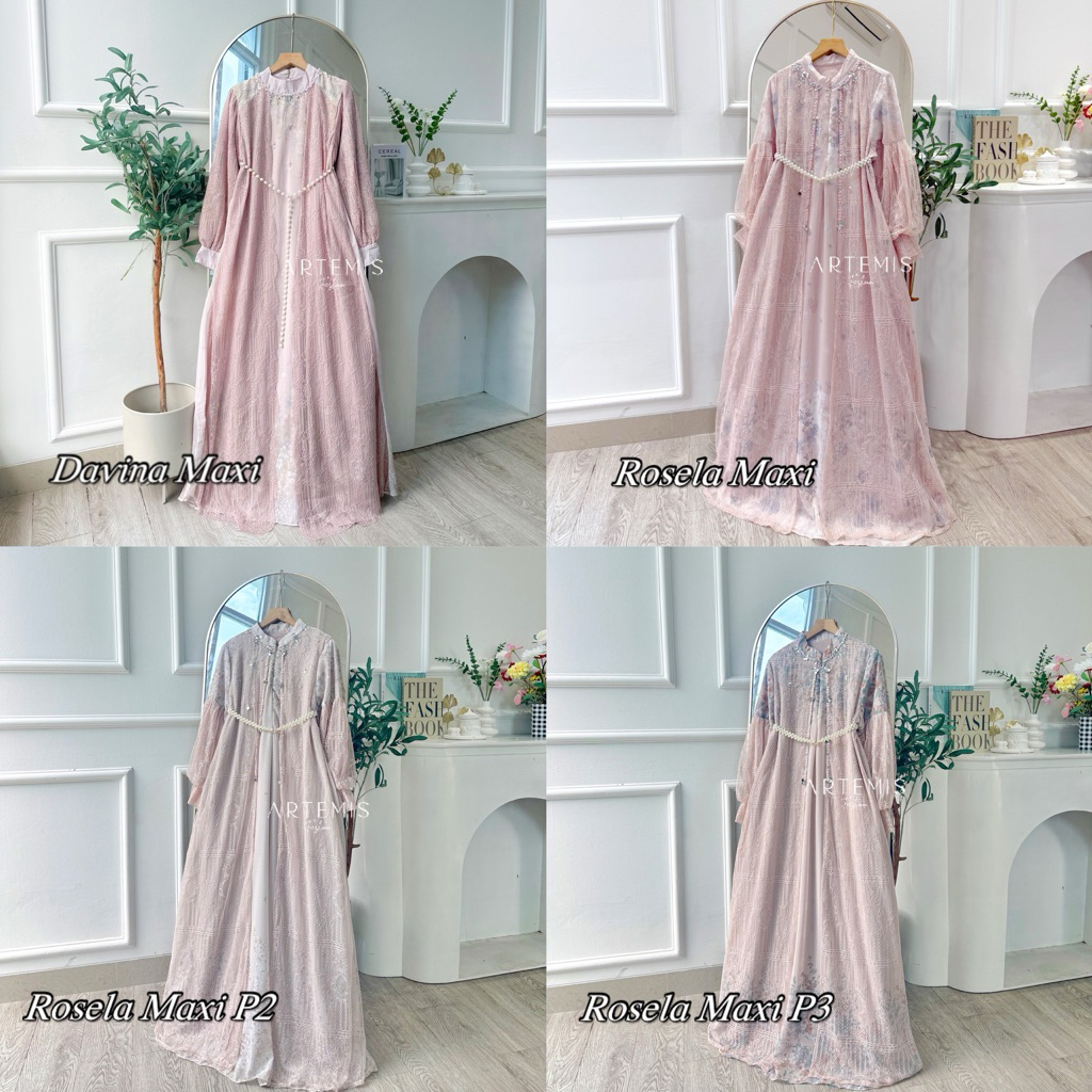 Artemis Fashion - SAFIRA P2 / LUKISA // ROSELA   MAXI DRESS