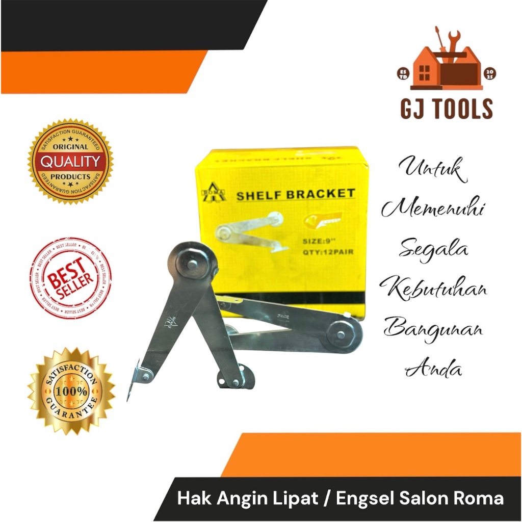 ENGSEL SALON 9 INCH - HAK ANGIN LIPAT 9" - ENGSEL PENAHAN JENDELA