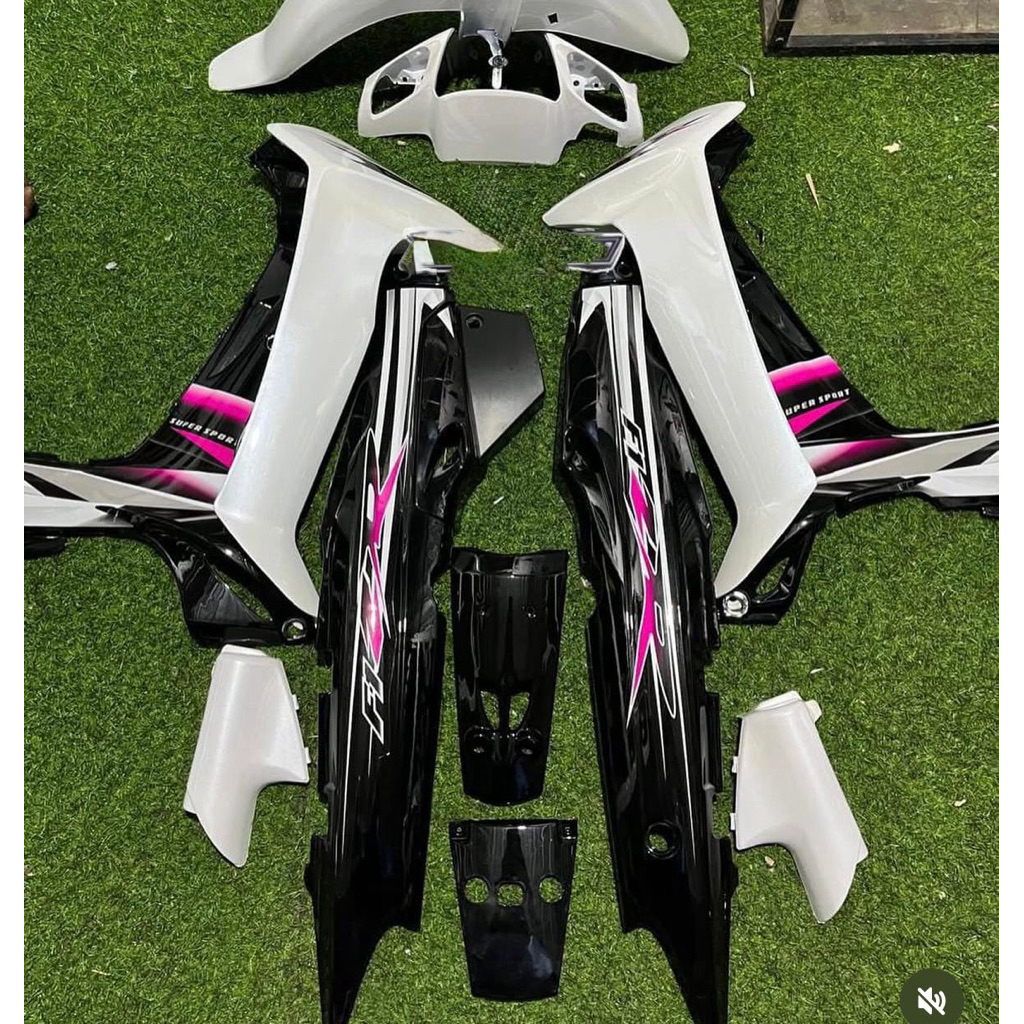 STRIPING FIZR CUSTOM HITAM PINK VARIASI