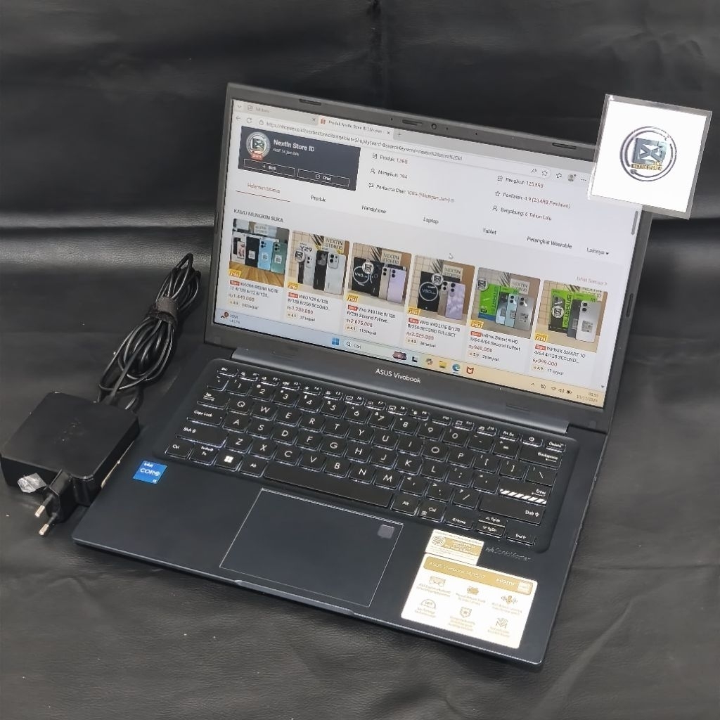 LAPTOP ASUS VIVOBOOK X1404ZA CORE i5 1235U 8GB SSD 512GB 14 INCH SECOND BERGARANSI