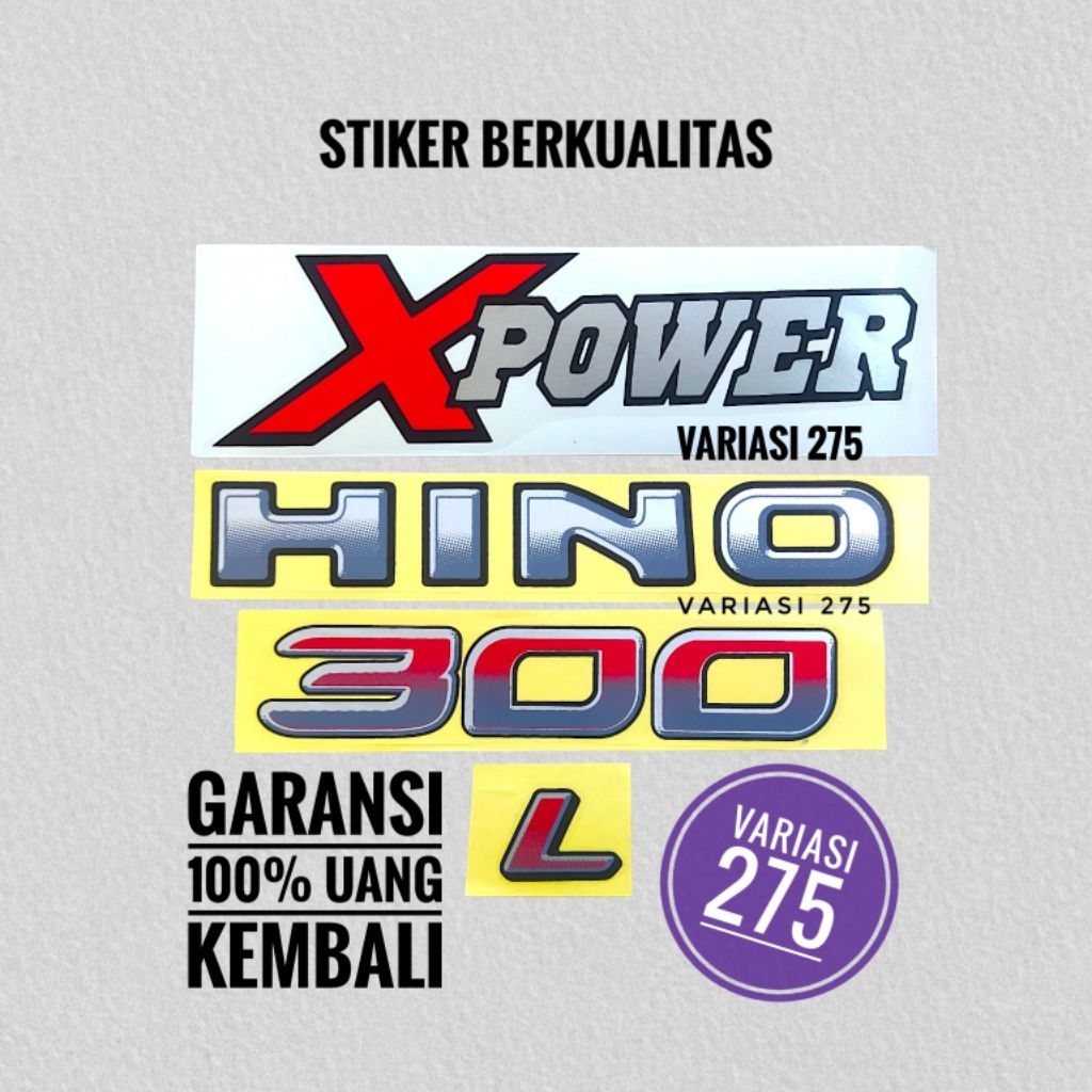 Stiker hino 300 L / sticker Hino 300 L / Stiker Hino 300 / sticker Hino 300 / stiker Hino Dutro / st