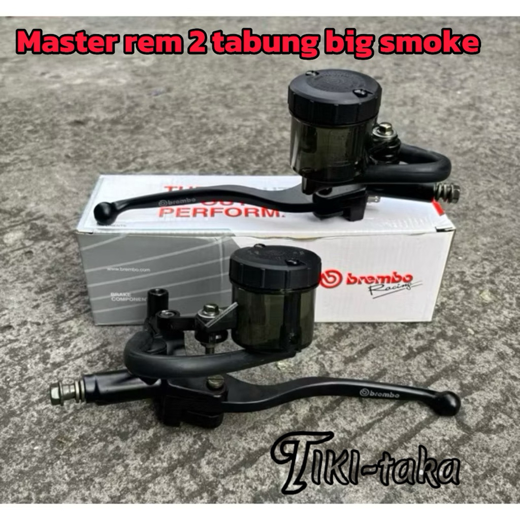 master rem brembo 2 tabung big smoke plus switch rem kiri kanan