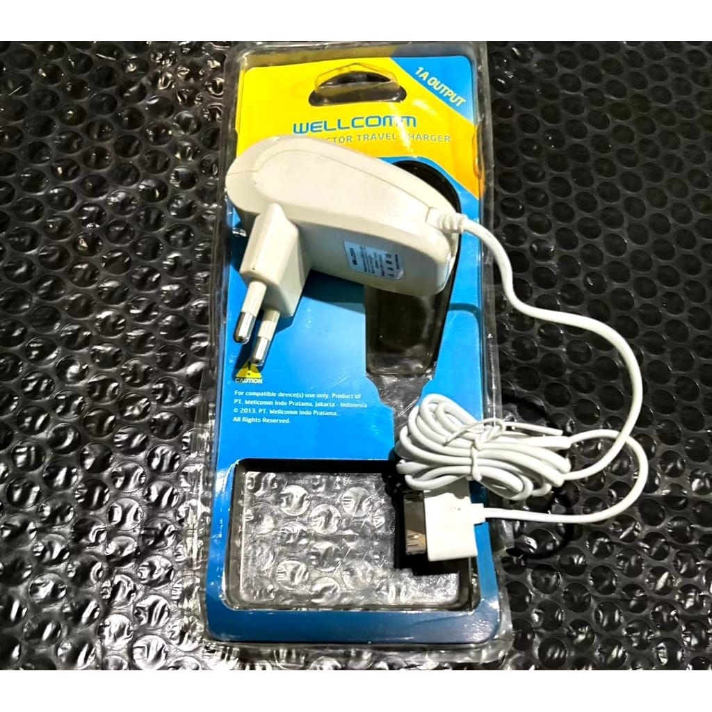 CHARGER WELCOMM IP 4 4S 6 KABEL IPHONE TRAVEL ADAPTOR