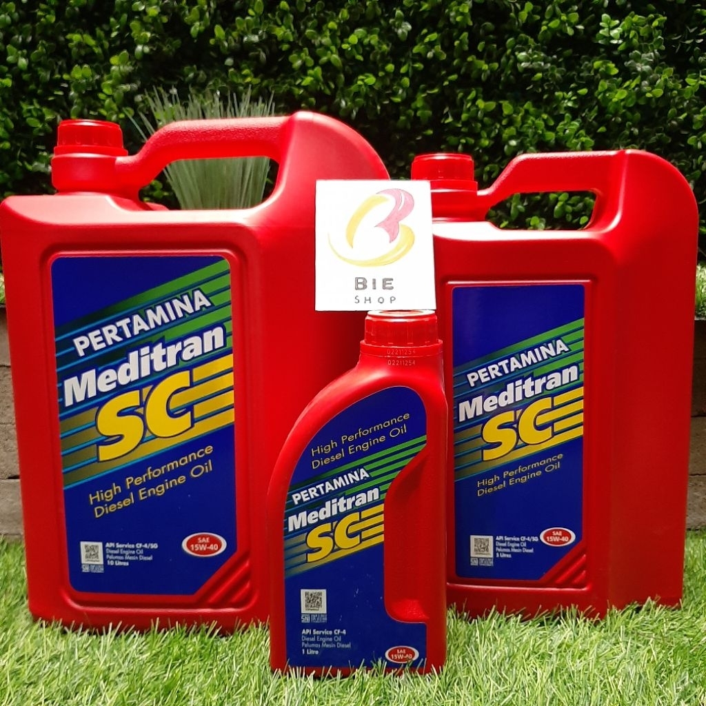 Oli MEDITRAN SC SAE 15W-40 5Liter & 10Liter (oli diesel solar,truck & bus)