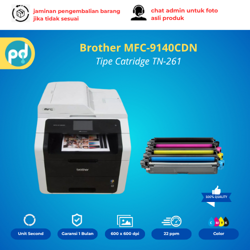 printer Brother MFC-9140CDN multifungsi second like new