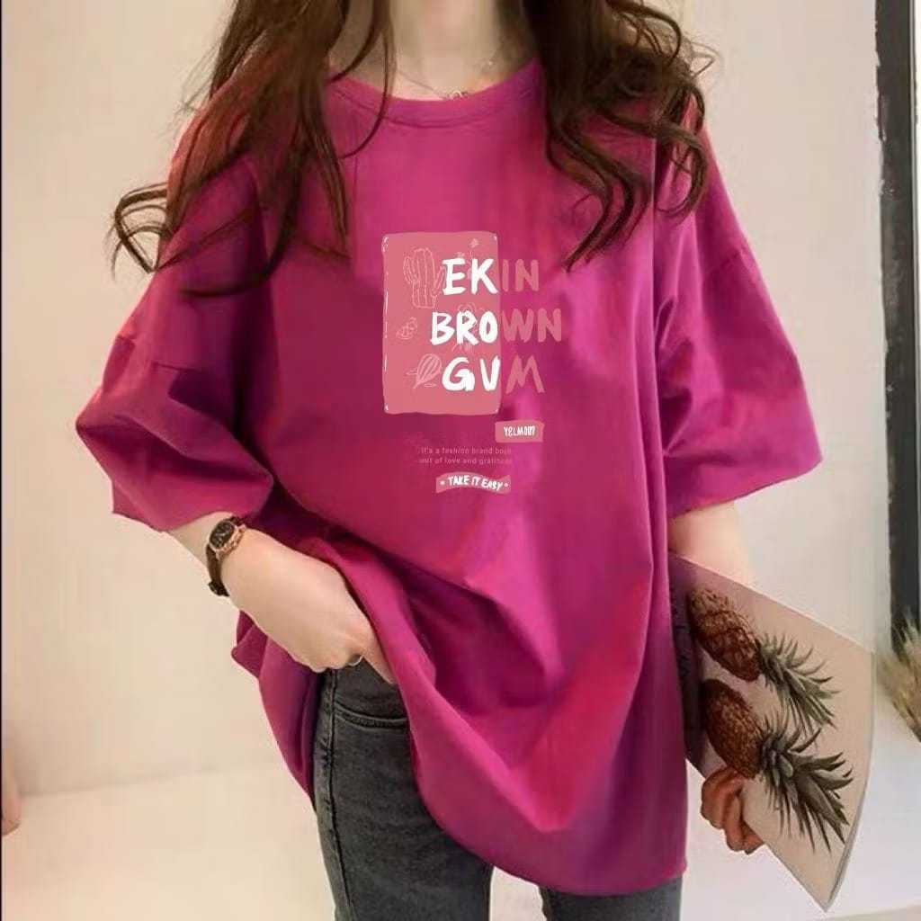 KAOS OVERSIZE WANITA/KAOS DISTRO UNISEX/KAOS OVERSIZE KOREA/KAOS OVERSIZE