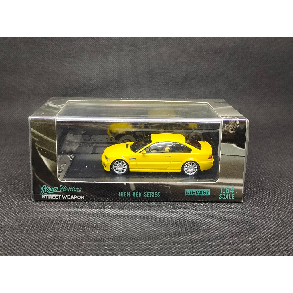 Stance Hunters x Street Weapon 1/64 BMW E46 M3 (Yellow)