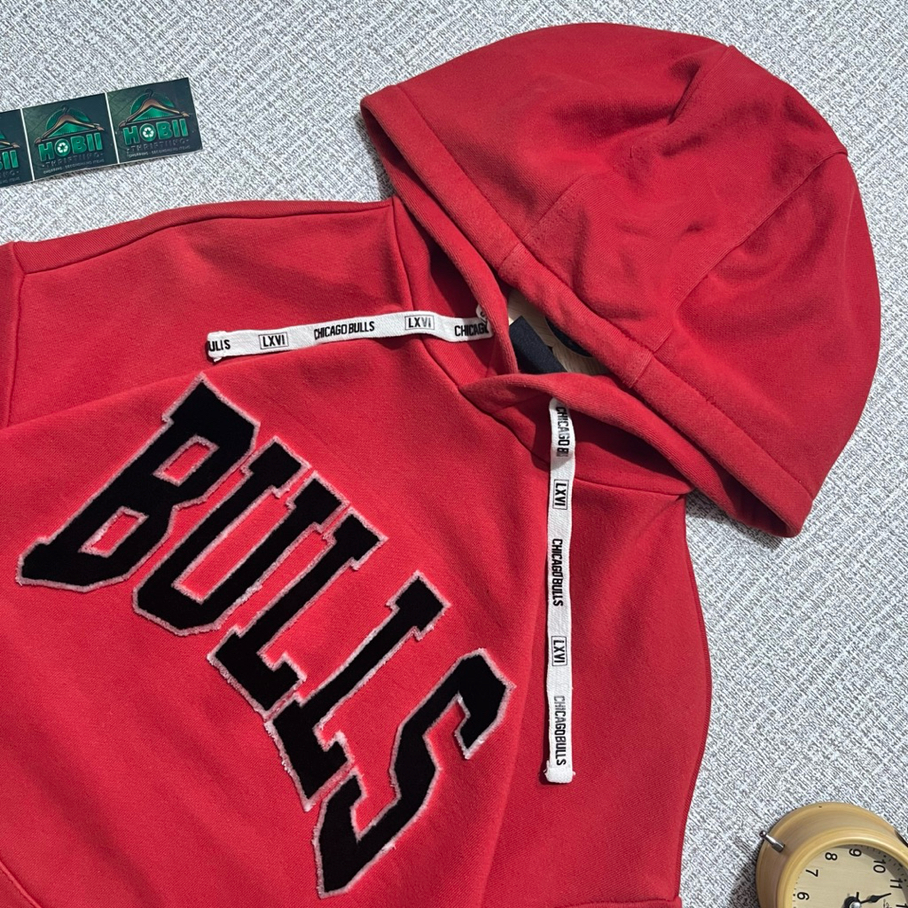Hoodie Chicago Bulls 082 Size L | Crewneck | Jacket | Bomber | Tracktop | Atasan