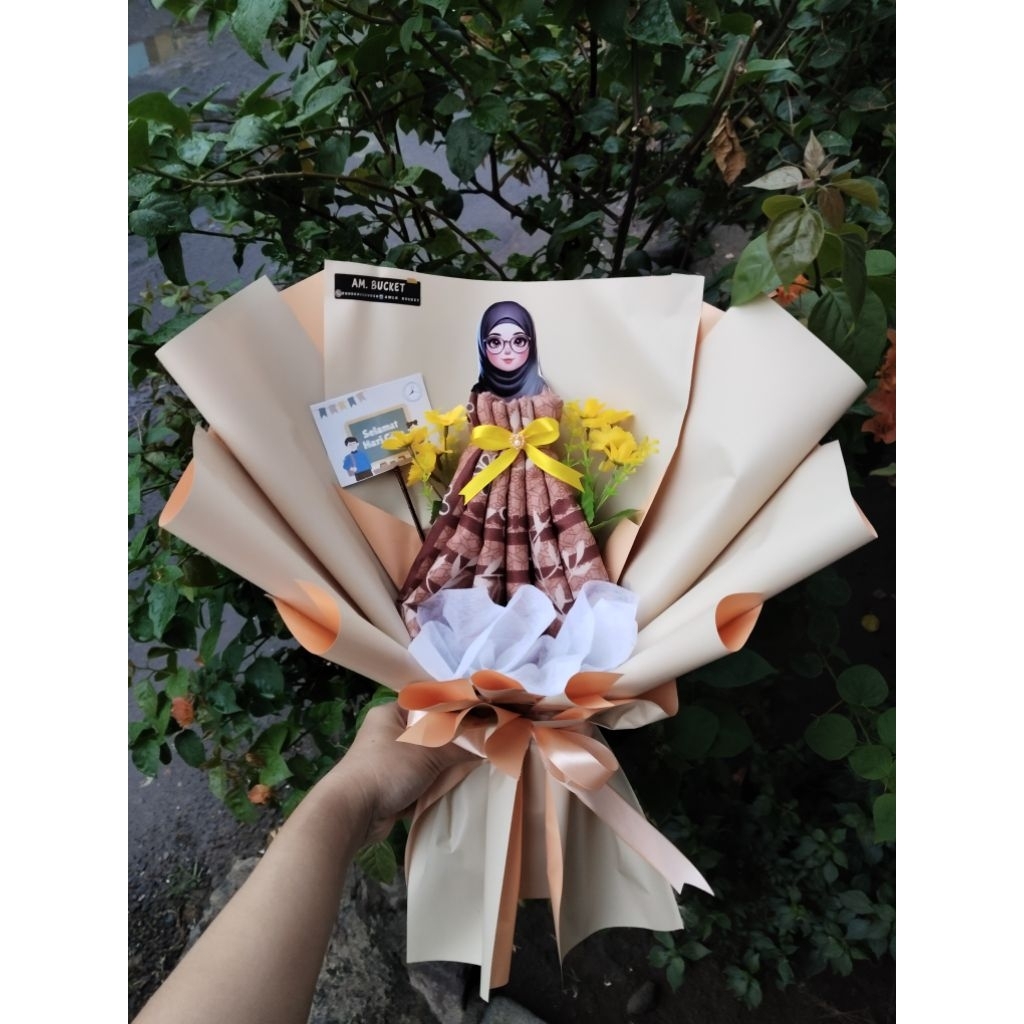 Bucket Hari Guru/Bucket Hijab/Kado Hari Guru