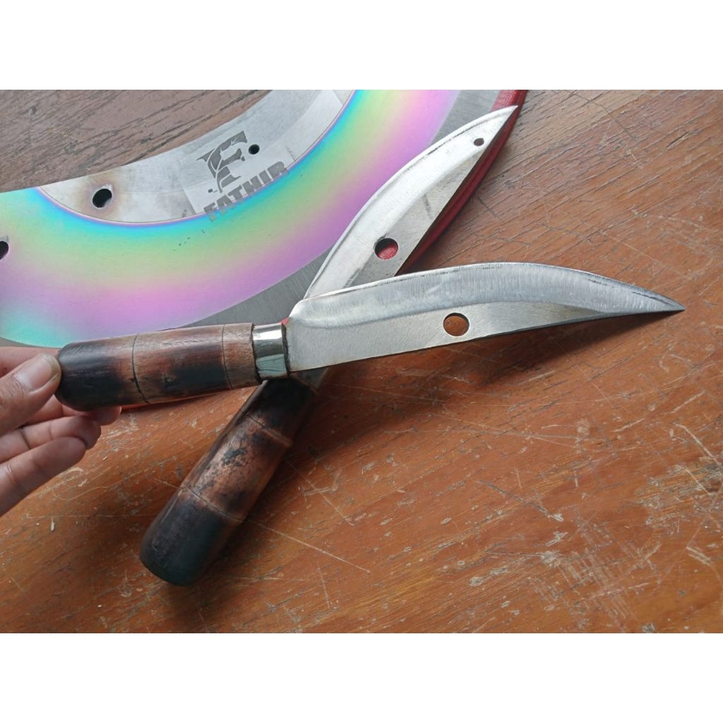 Pisau Premium Bahan Baja D2 Germany